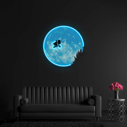 Et The Extraterrestrial Artwork Custom Neon Led Sign - Shineneon