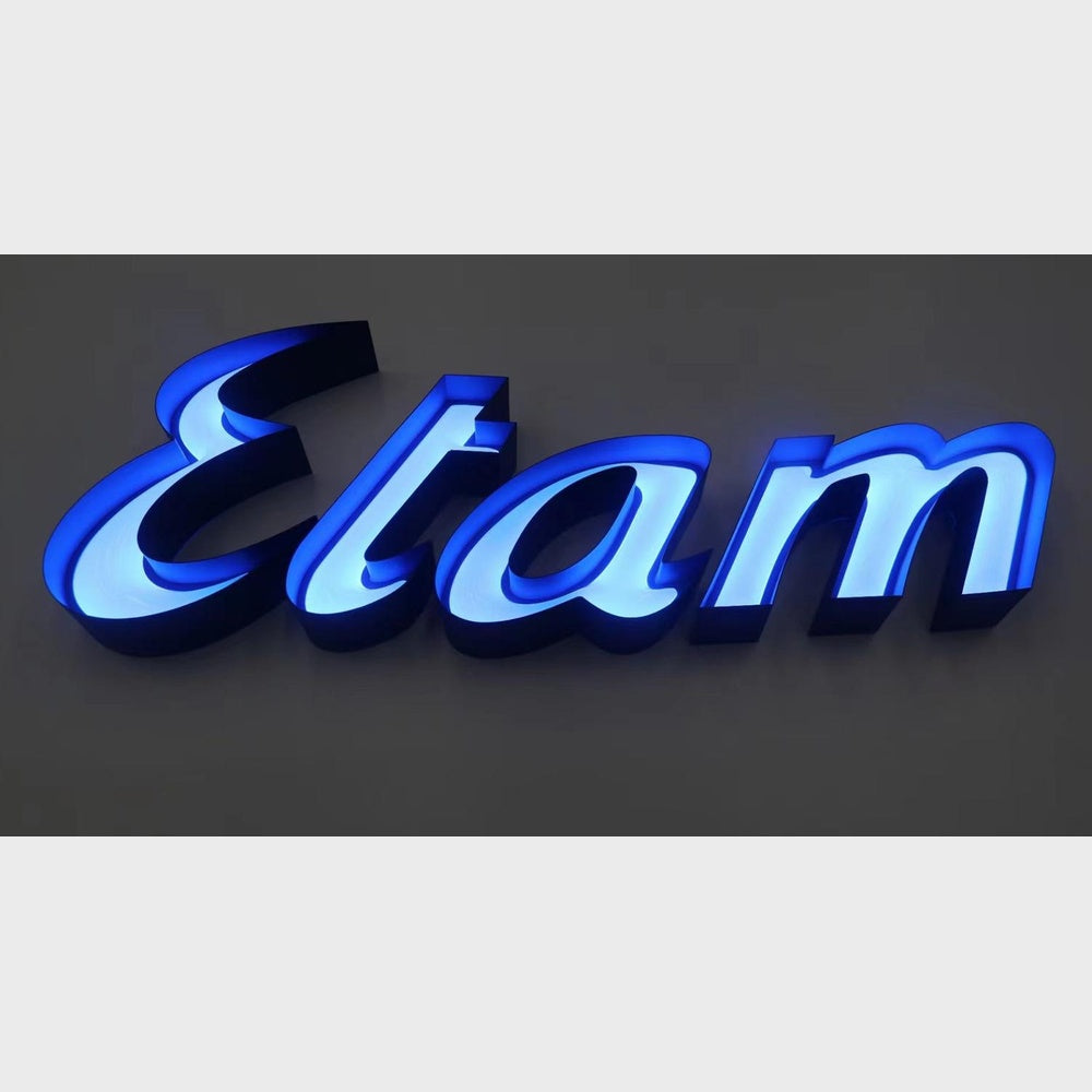 Etam 3D Frontlit Channel Letters Led Light Sign