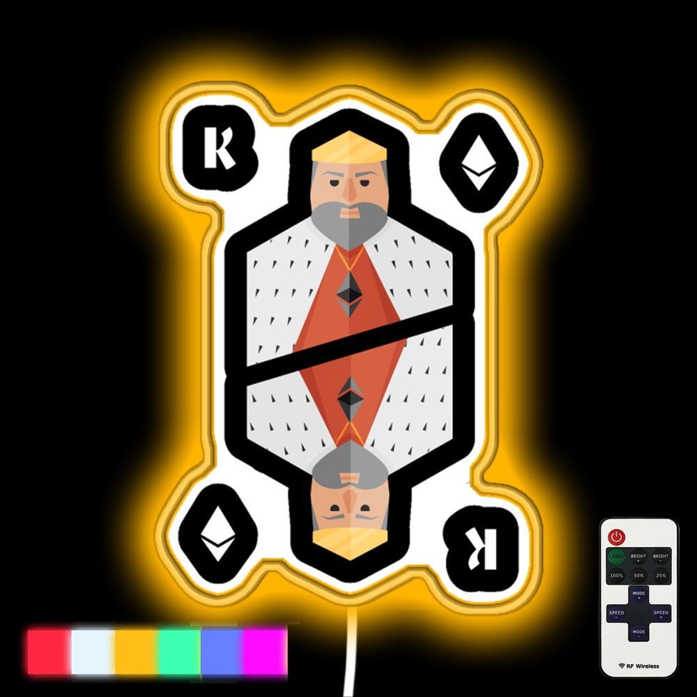 Ethereum Neon Gift King Led Neon Sign - Shineneon