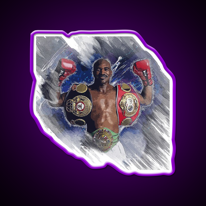 Evander Holyfield Gym Fitness Led Neon Sign Rgb Color - LED neon sign view 9