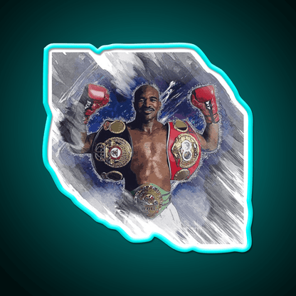 Evander Holyfield Gym Fitness Led Neon Sign Rgb Color - Shineneon