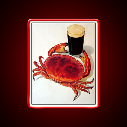 Even Crabs Love Guinness Beer Bar Decor Led Neon Sign Rgb Color - LED neon sign view 10