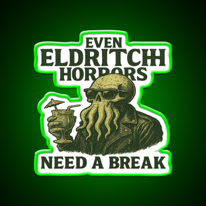 Even Eldritch Horrors Need A Break Cocktail Bar Decor Led Neon Sign Rgb Color - LED neon sign view 8
