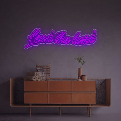 Event With The Lead The Herd Led Neon Sign | Shineneon