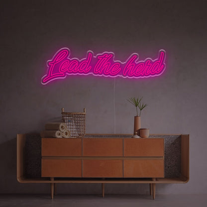 Event With The Lead The Herd Led Neon Sign | Shineneon