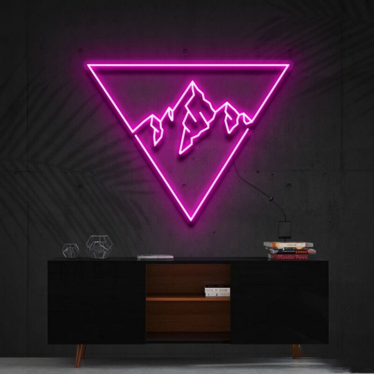 Everest Triangle Led Neon Sign For Nature And Adventure Lovers - Shineneon