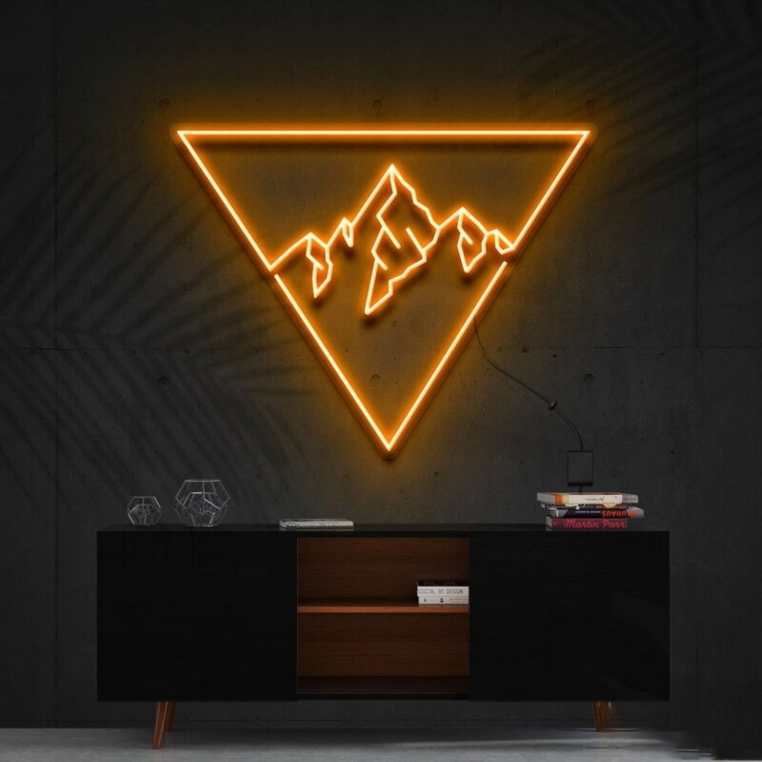 Everest Triangle Led Neon Sign For Nature And Adventure Lovers - Shineneon