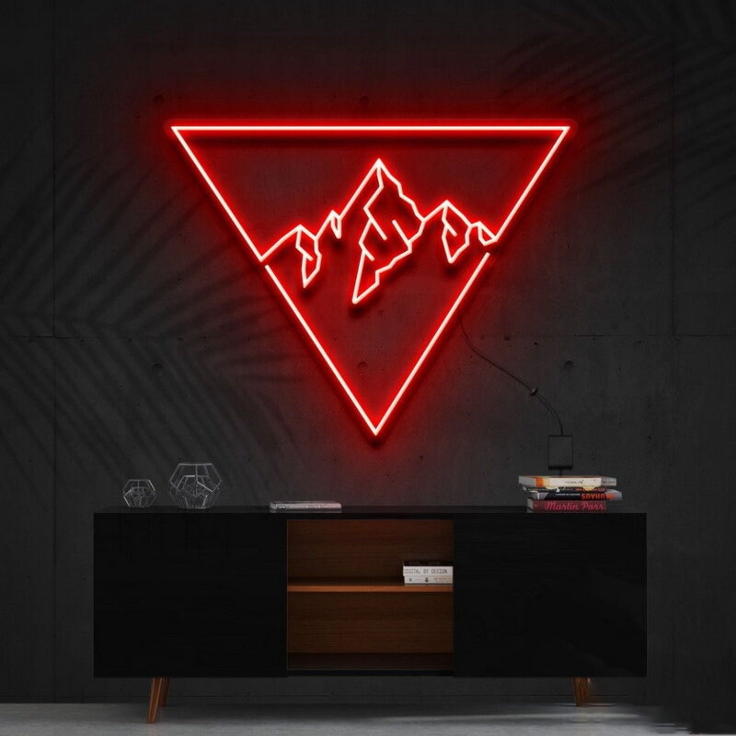 Everest Triangle Led Neon Sign For Nature And Adventure Lovers - Shineneon