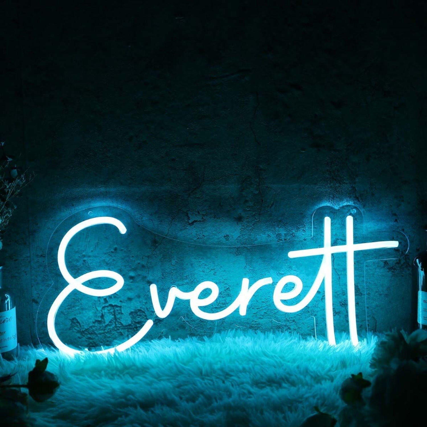 Everett Blue Name Led Neon Sign - Shineneon