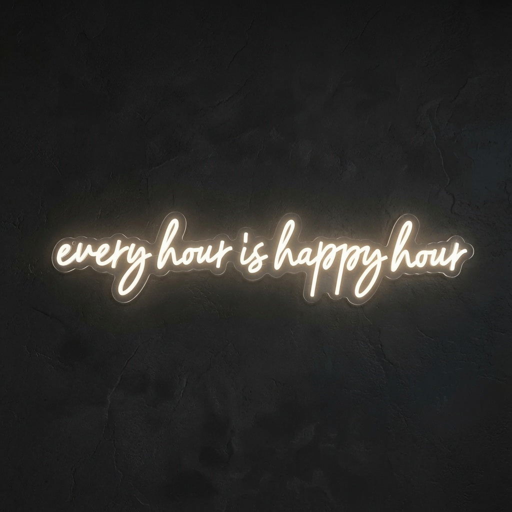 Every Hour Is Happy Hour LED Neon Sign Wall Neon Sign - 01 Original Product Image