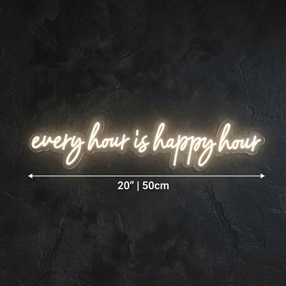 Every Hour Is Happy Hour LED Neon Sign Wall Neon Sign - Shineneon