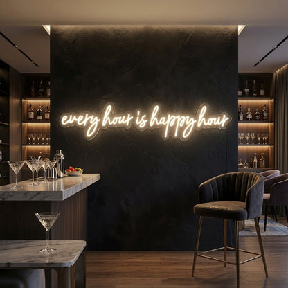 Every Hour Is Happy Hour LED Neon Sign Wall Neon Sign - Shineneon