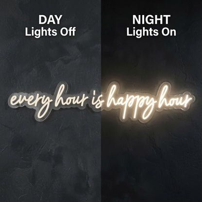 Every Hour Is Happy Hour LED Neon Sign Wall Neon Sign - Shineneon