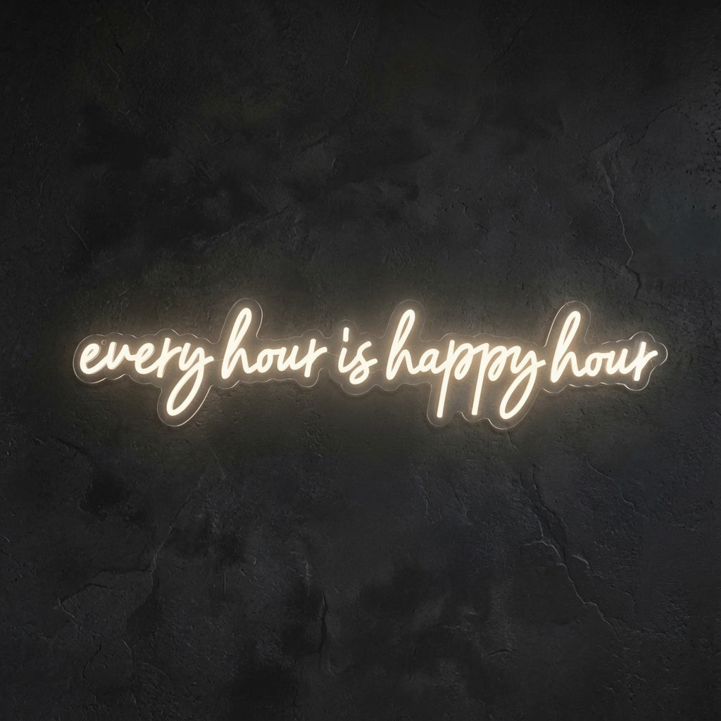 Every Hour Is Happy Hour LED Neon Sign Wall Neon Sign - Shineneon