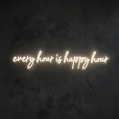 Every Hour Is Happy Hour LED Neon Sign Wall Neon Sign - Shineneon