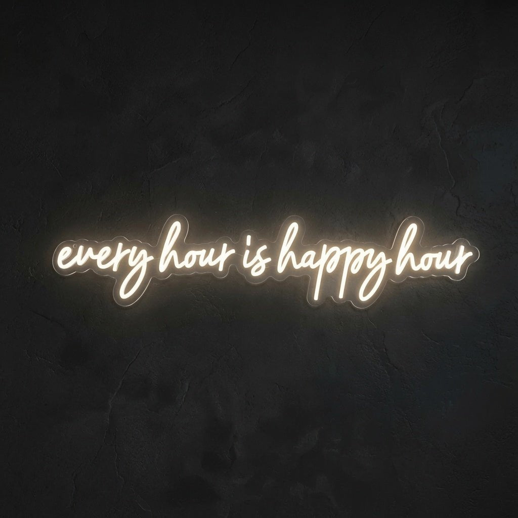 Every Hour Is Happy Hour LED Neon Sign Wall Neon Sign - Shineneon