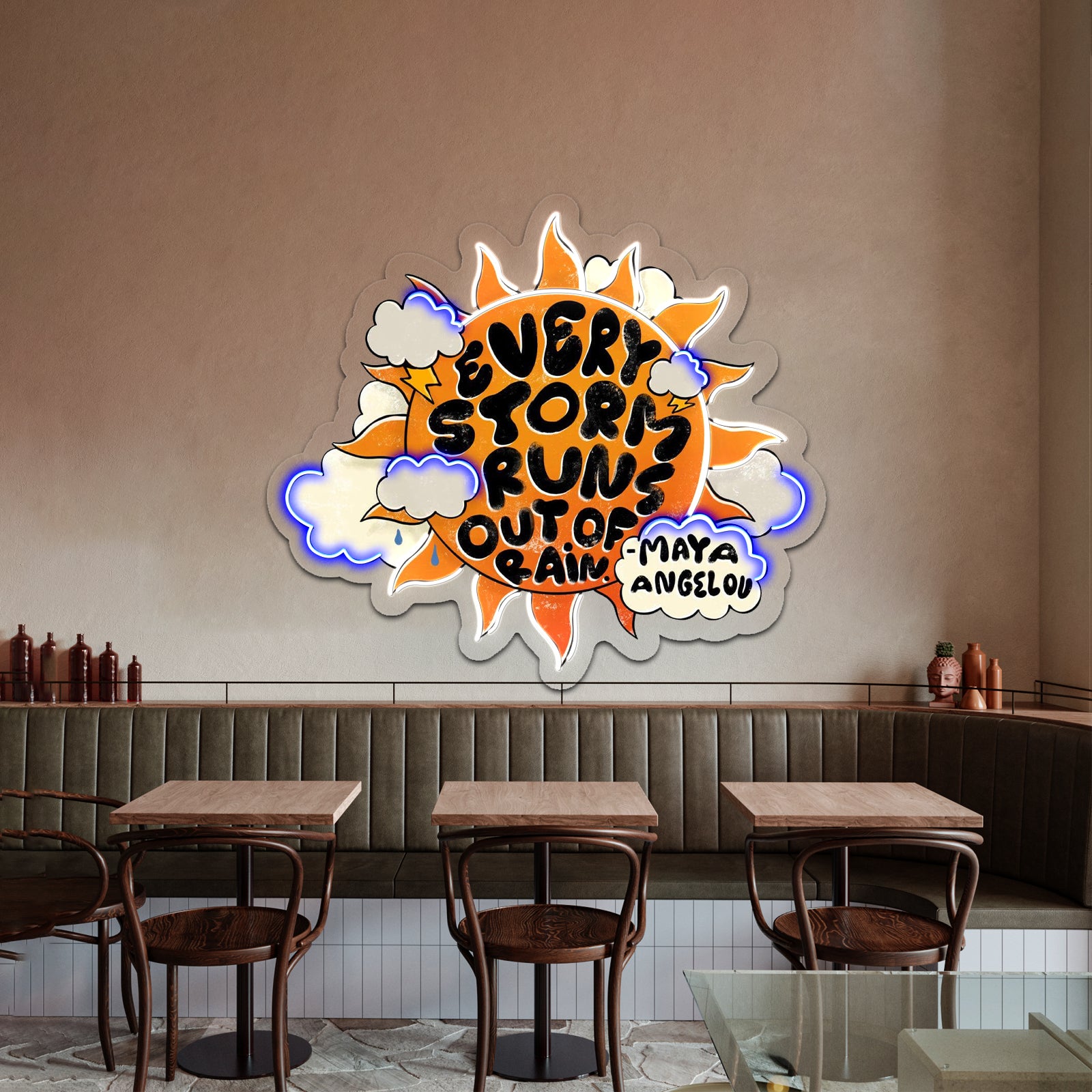 Every Storm Runs Out Of Rain Room Lights Neon