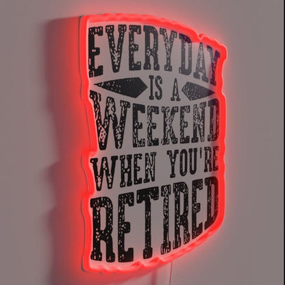 Everyday Is A Weekend Rgb Led Neon Sign - Shineneon