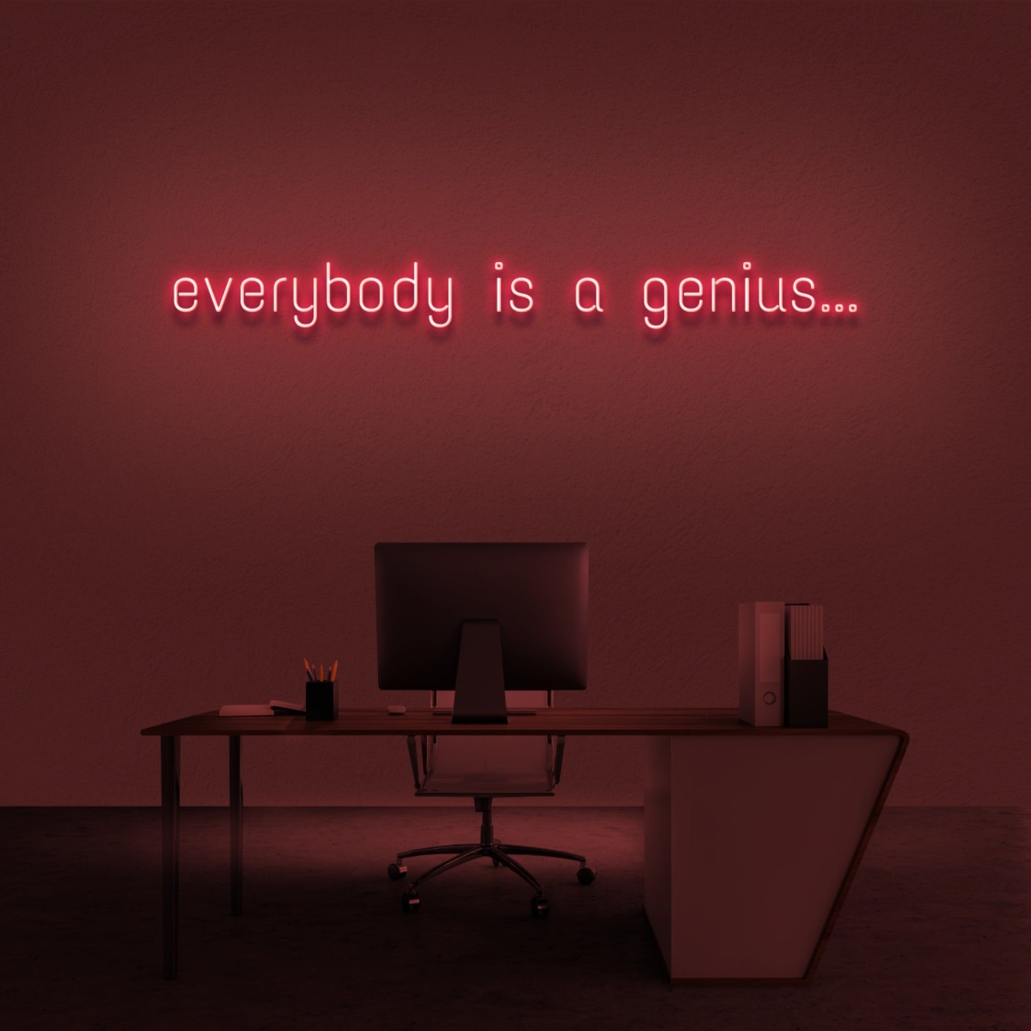 Everyone Is A Genius Neon Sign | Shineneon