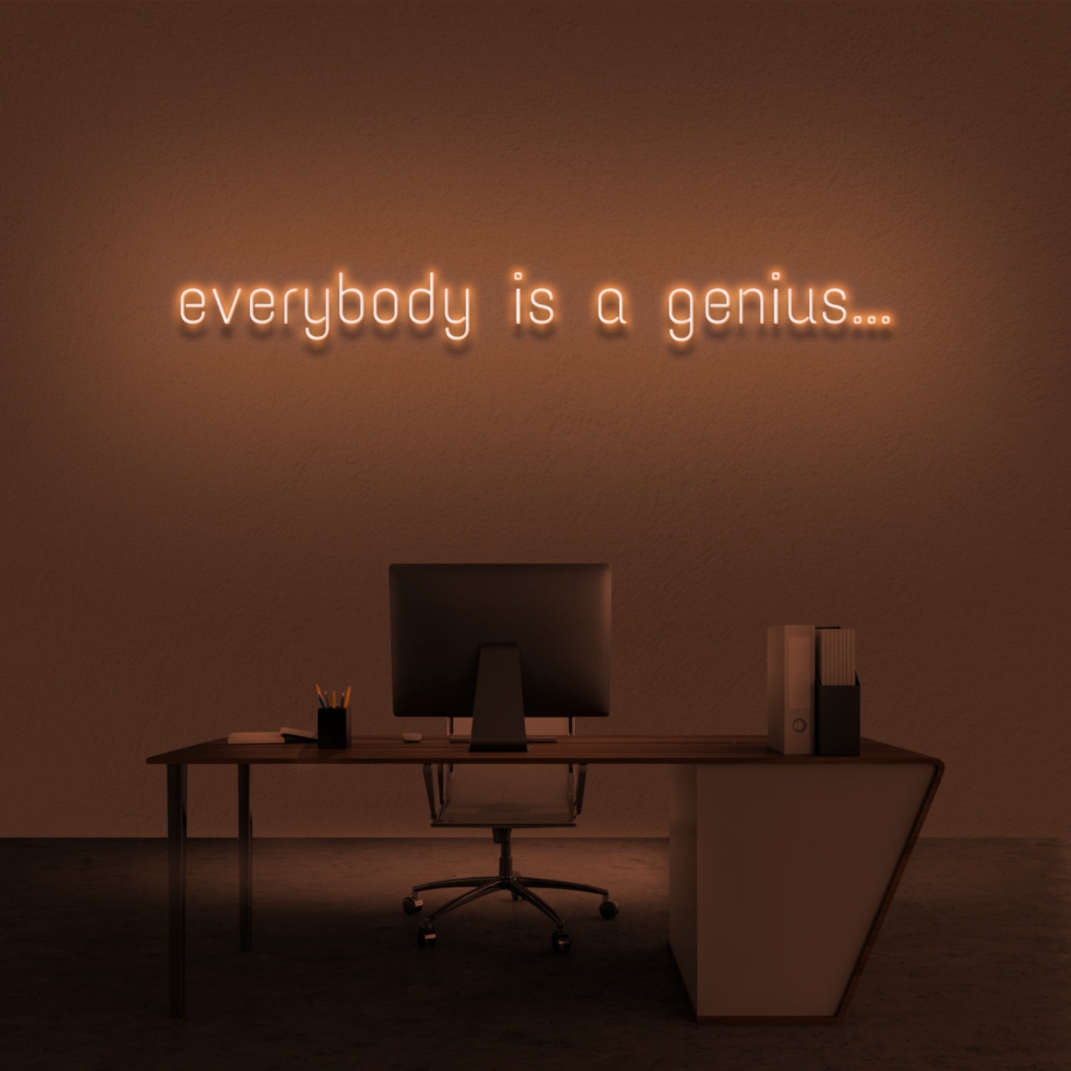 Everyone Is A Genius Neon Sign | Shineneon