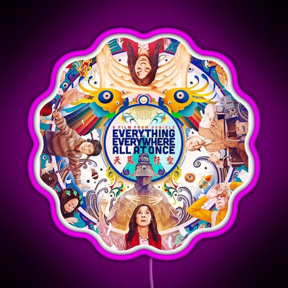 Everything Everywhere All At Once Sci Fi 2022 Rgb Led Neon Sign Pop Wall Art - Shineneon