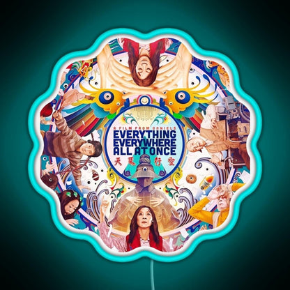 Everything Everywhere All At Once Sci Fi 2022 Rgb Led Neon Sign Pop Wall Art - Shineneon