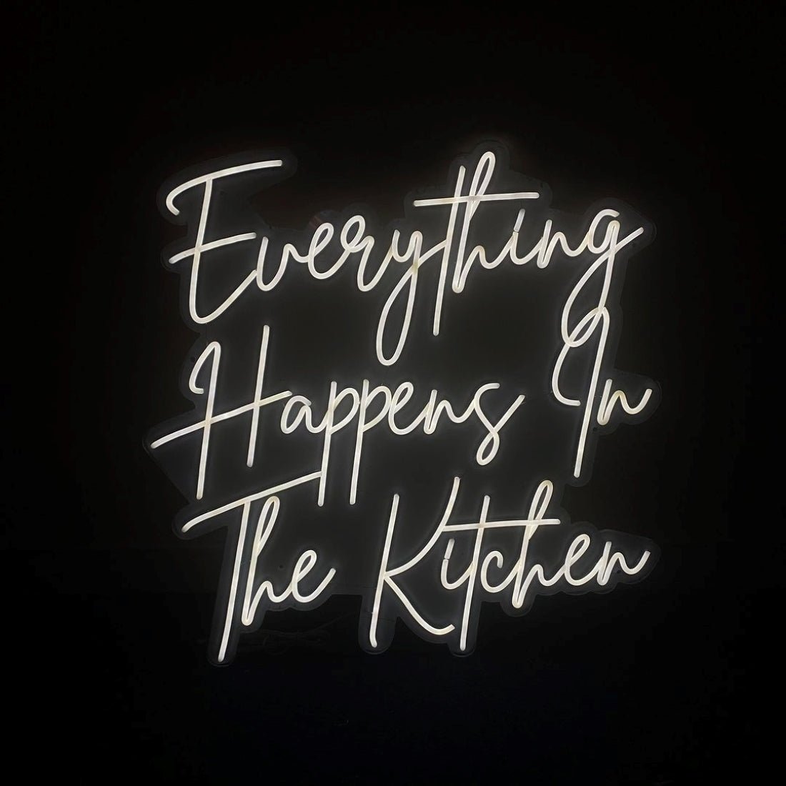 Everything Happens In The Kitchen Led Sign Business Neon Sign - Shineneon