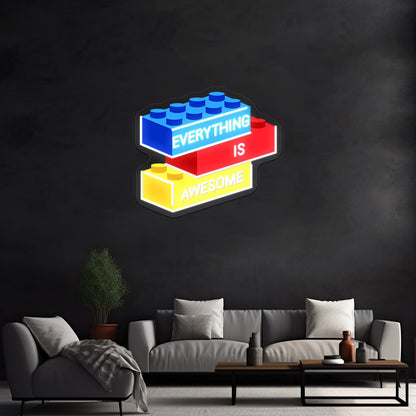 Everything Is Fine Artwork Custom Neon Led Sign