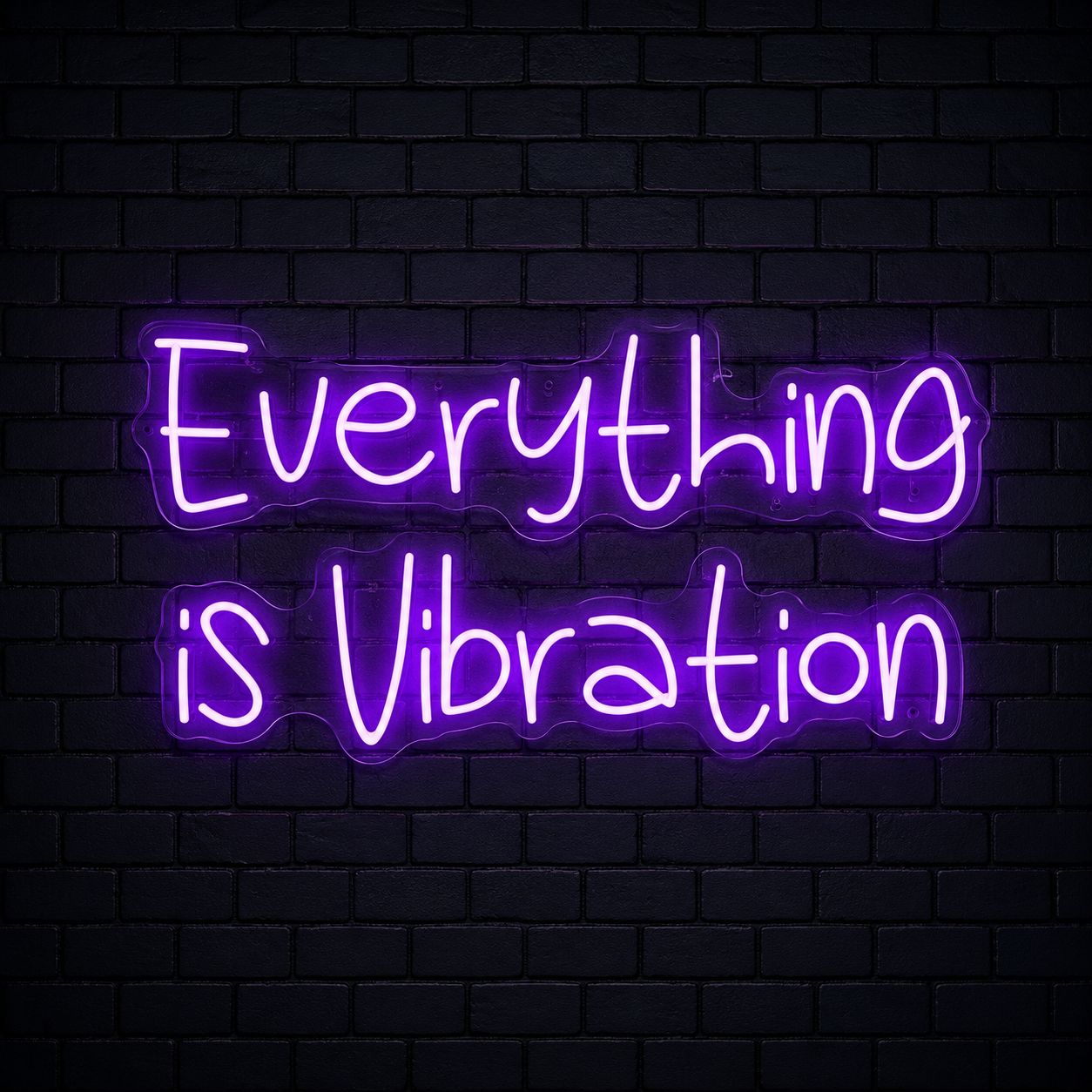 Everything Is Vibration Wall Decor LED Neon Sign - 01 Original Product Image