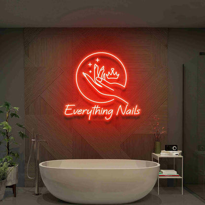 Everything Nails Reception Led Neon Sign Nail Salon Decor | Shineneon