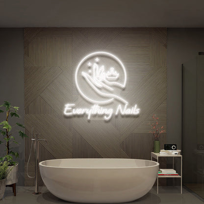 Everything Nails Reception Led Neon Sign Nail Salon Decor | Shineneon