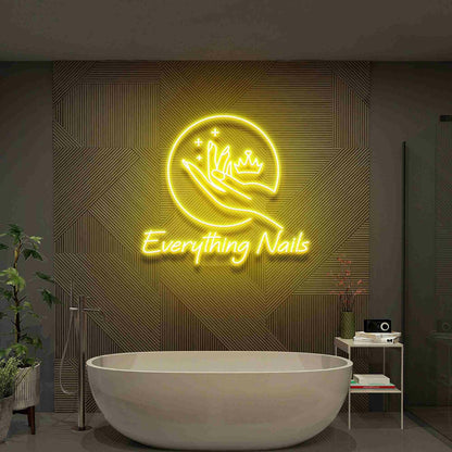 Everything Nails Reception Led Neon Sign Nail Salon Decor | Shineneon