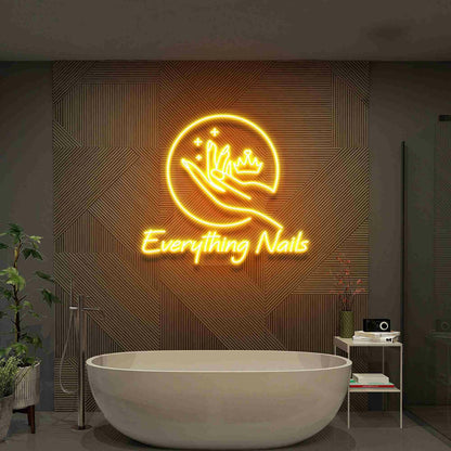 Everything Nails Reception Led Neon Sign Nail Salon Decor | Shineneon