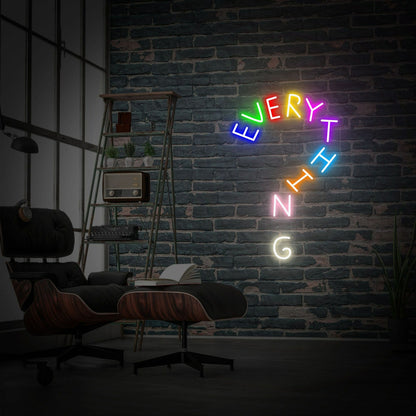 Everything Neon Sign Light For Office Living Room Weddings | Shineneon