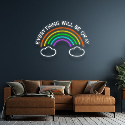 Everything Will Be Okay Led Neon Signs Wall Art | Shineneon