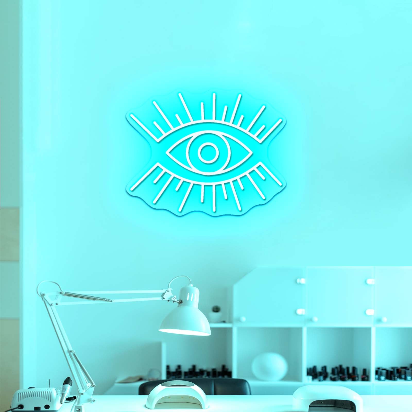 Evil Eye Neon Sign Wall Decor Large Neon Signs