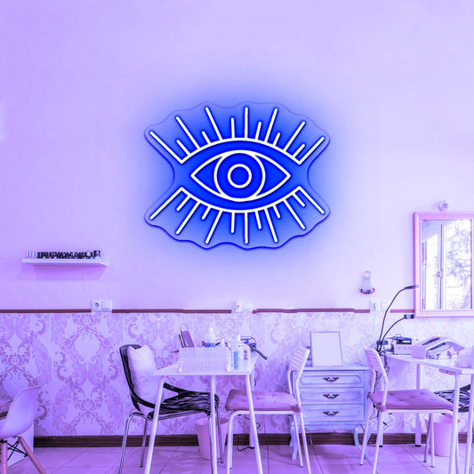 Evil Eye Neon Sign Wall Decor Large Neon Signs