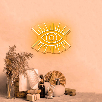 Evil Eye Neon Sign Wall Decor Large Neon Signs