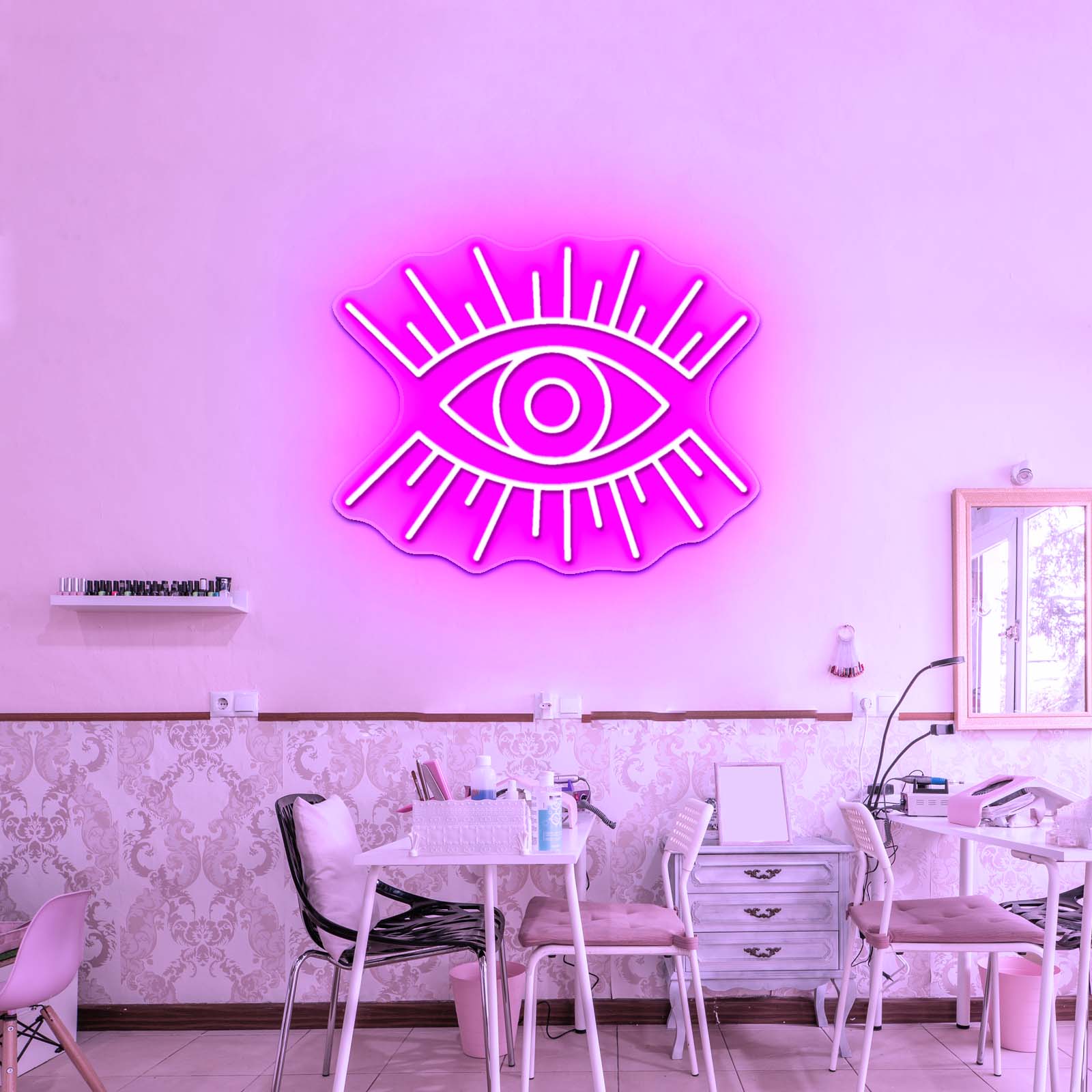 Evil Eye Neon Sign Wall Decor Large Neon Signs