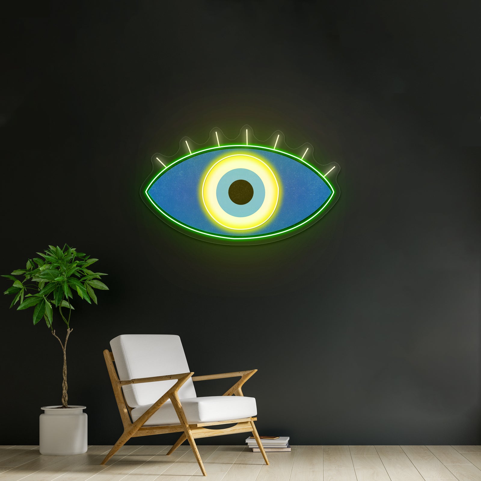 Evil Eye Room Lights Neon For Sale