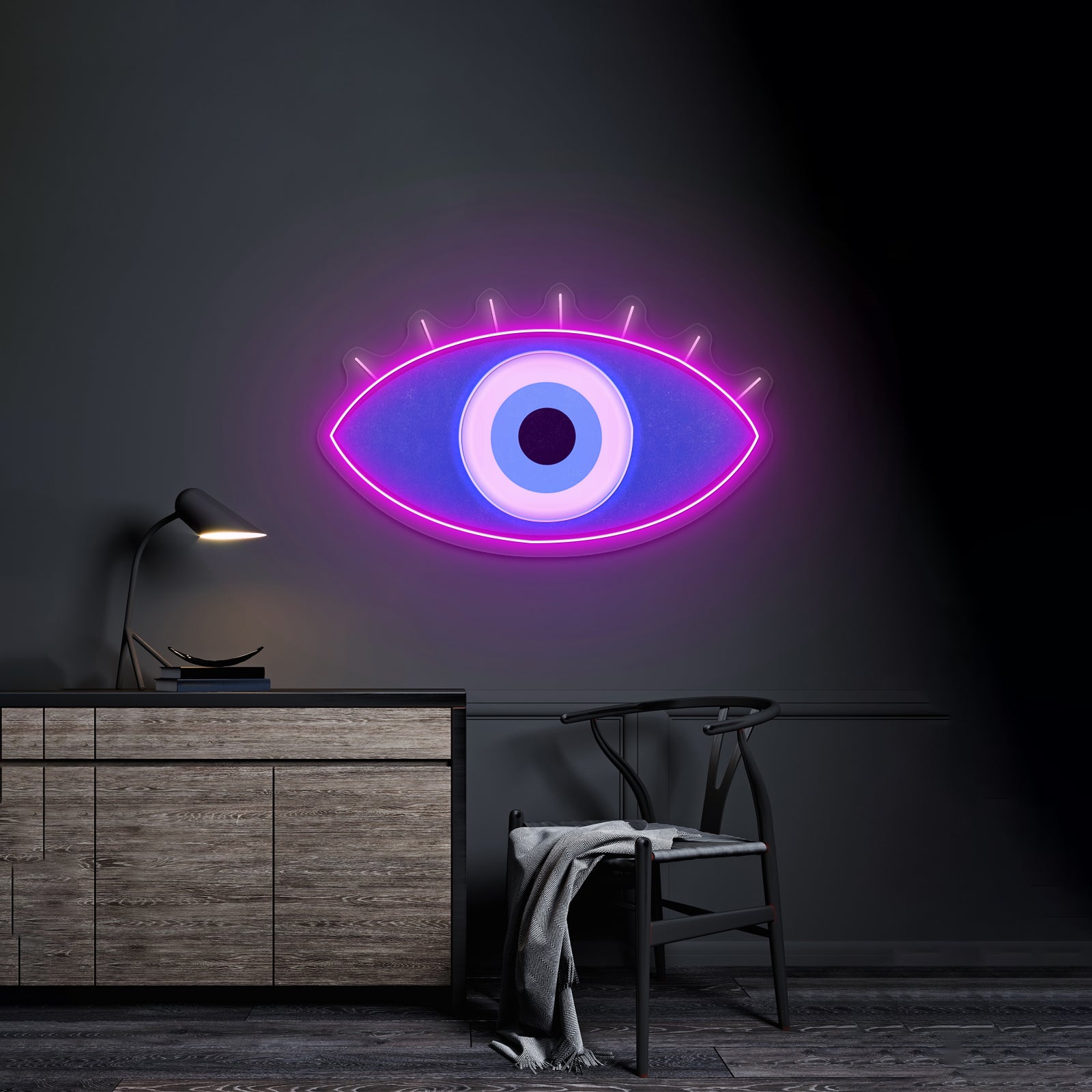 Evil Eye Room Lights Neon For Sale