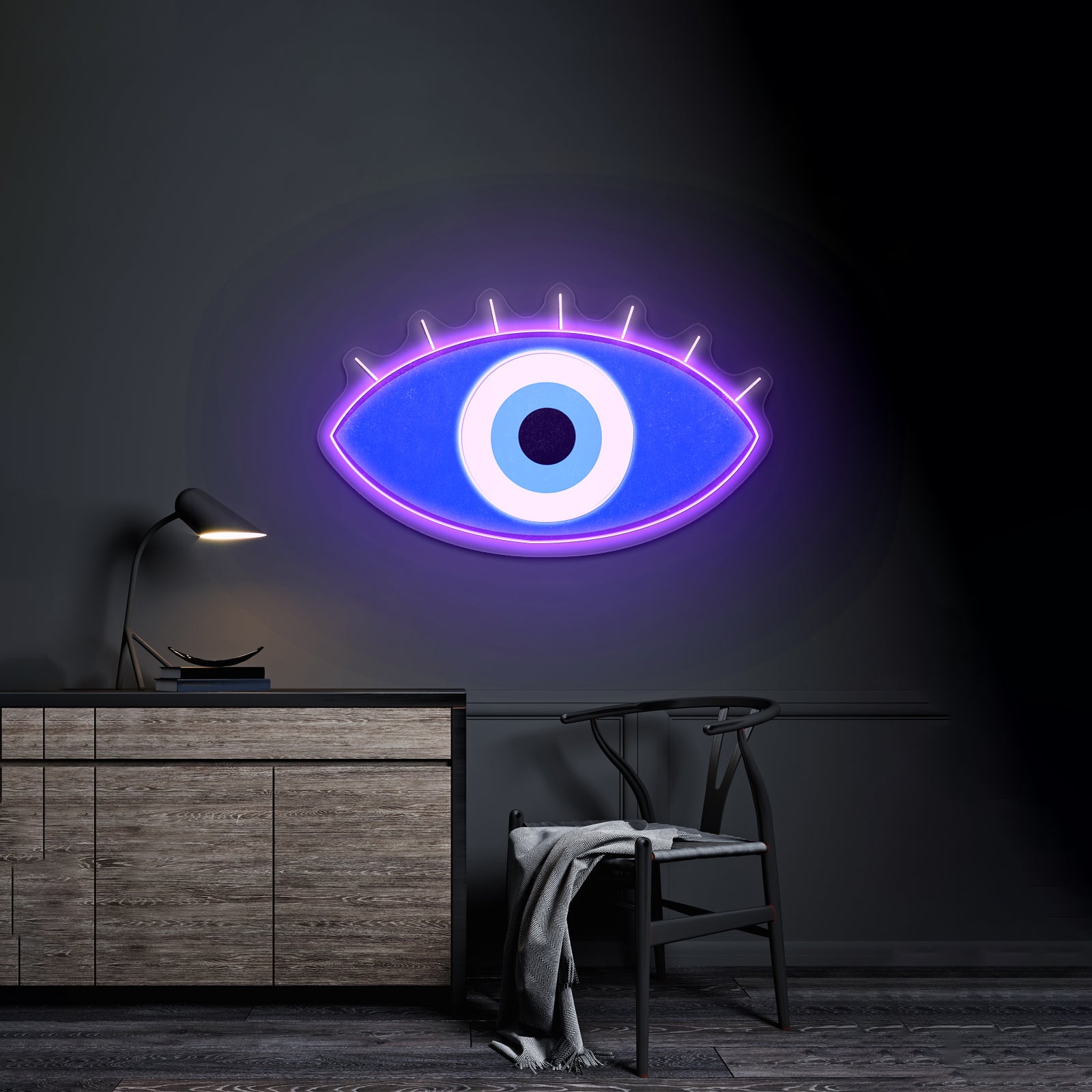 Evil Eye Room Lights Neon For Sale