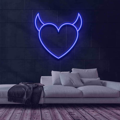 Evil Heart Neon Sign | Shineneon