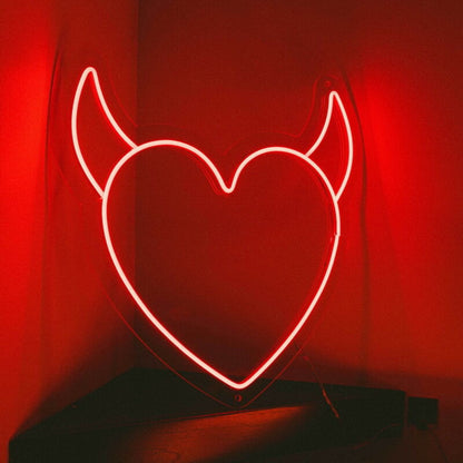 Evil Heart Neon Sign | Shineneon
