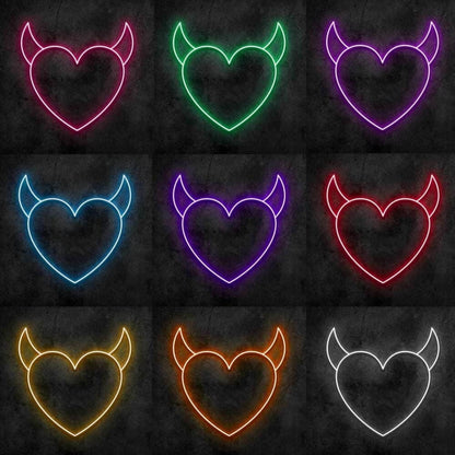 Evil Heart Neon Sign | Shineneon