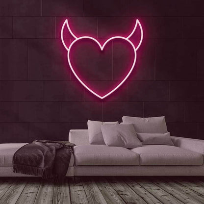 Evil Heart Neon Sign | Shineneon