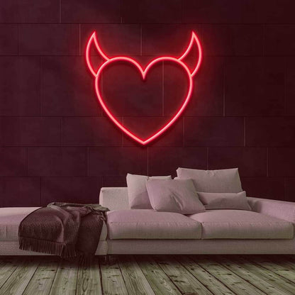 Evil Heart Neon Sign | Shineneon