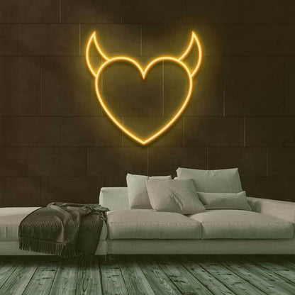 Evil Heart Neon Sign | Shineneon
