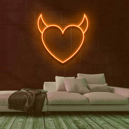 Evil Heart Neon Sign | Shineneon