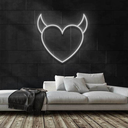 Evil Heart Neon Sign | Shineneon